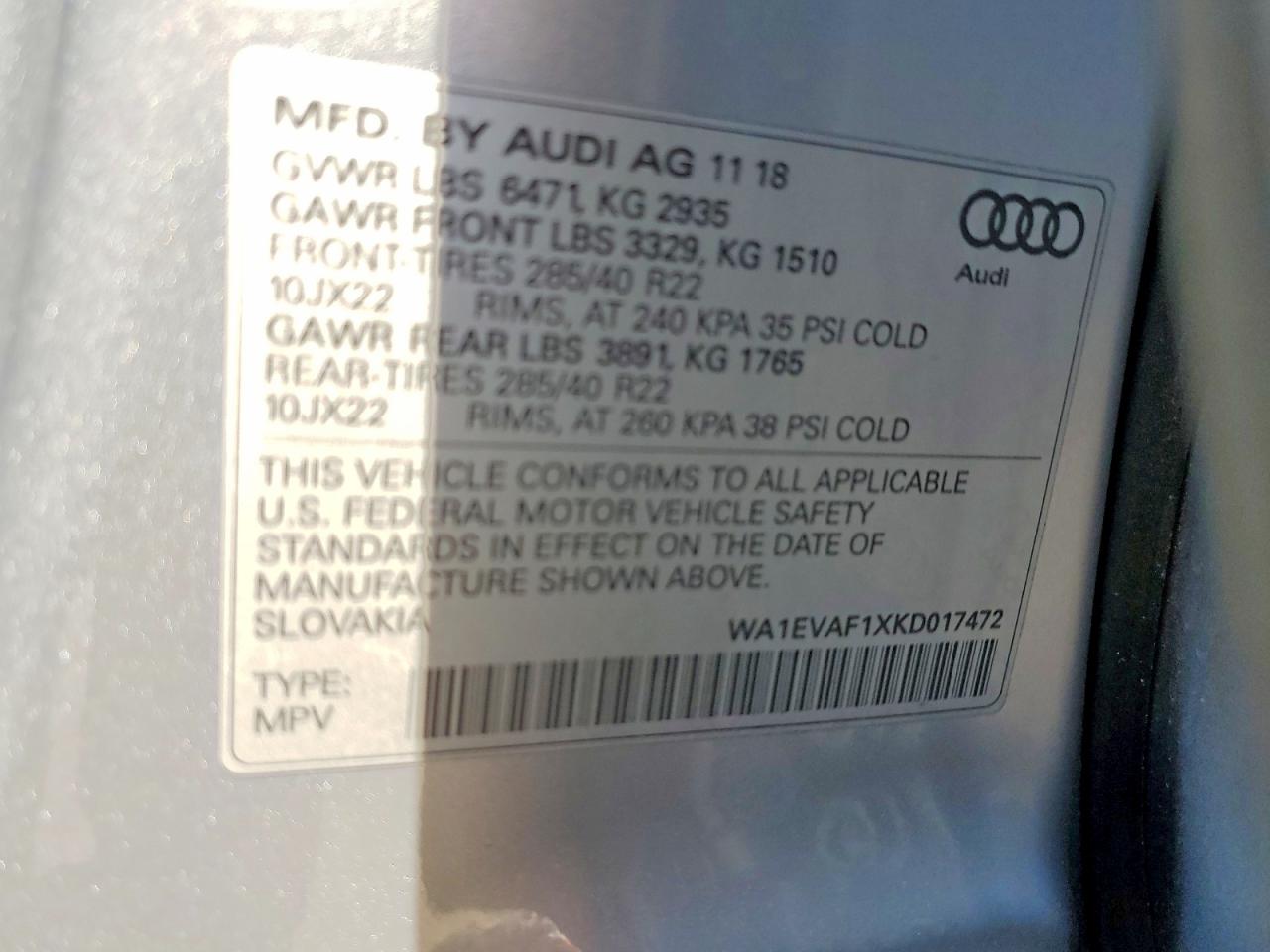 Audi Q8 Premium Plus S-line