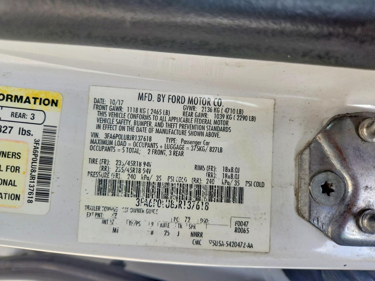 Ford Fusion Se Hybrid