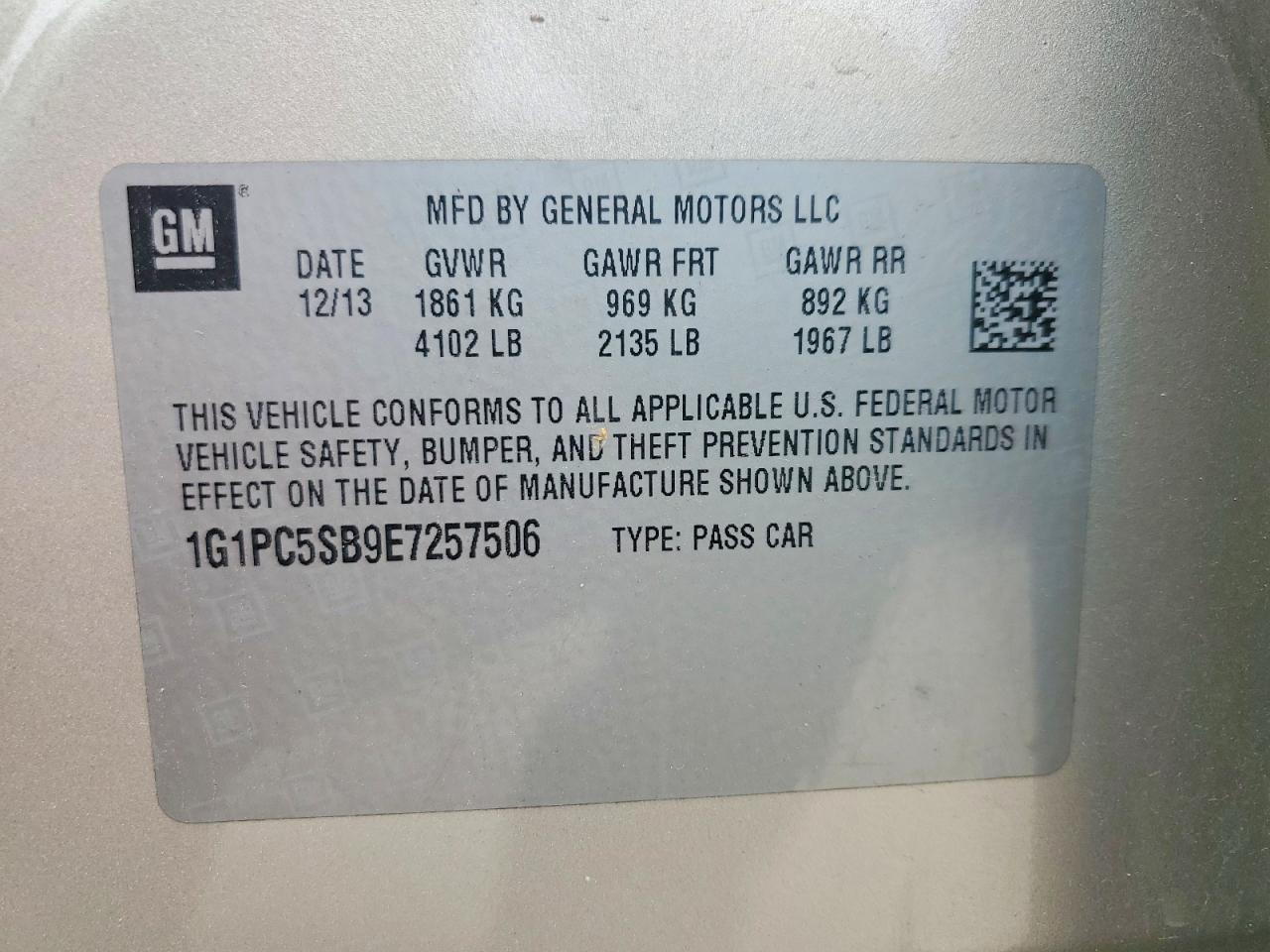 Chevrolet Cruze Lt