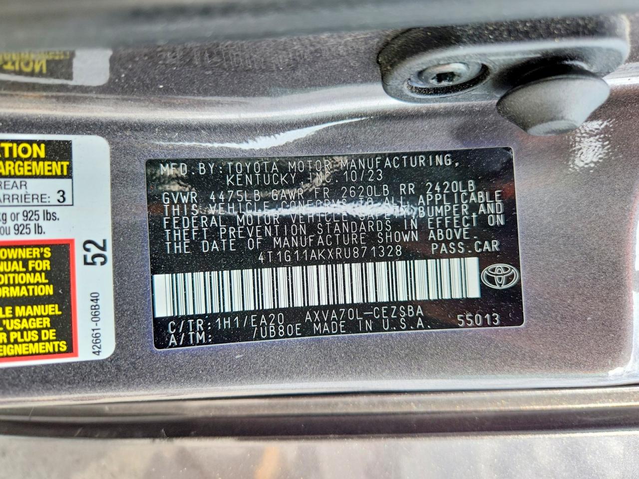 Toyota Camry Se