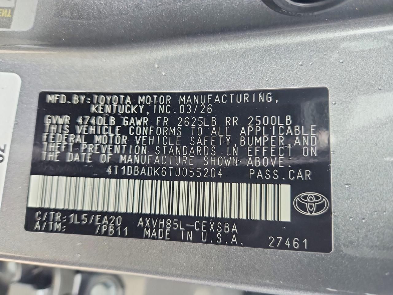 Toyota Camry Se