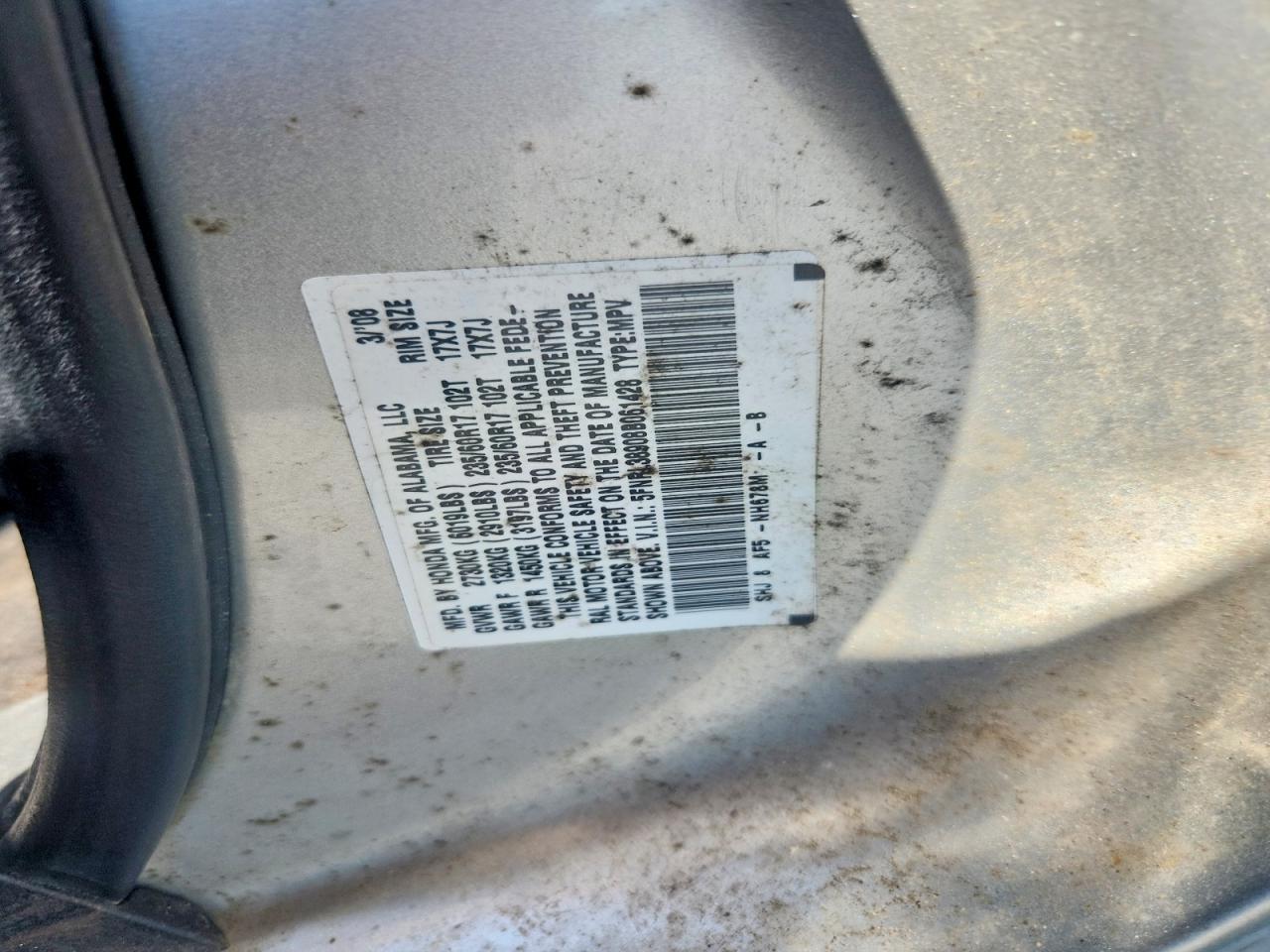 Honda Odyssey Touring
