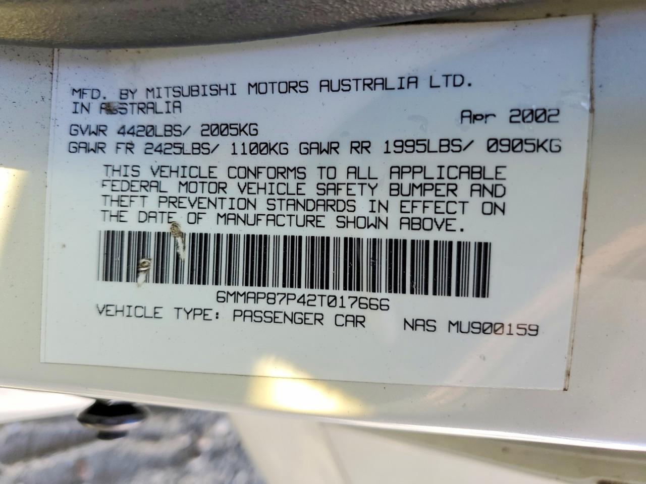 Mitsubishi Diamante Vr-x
