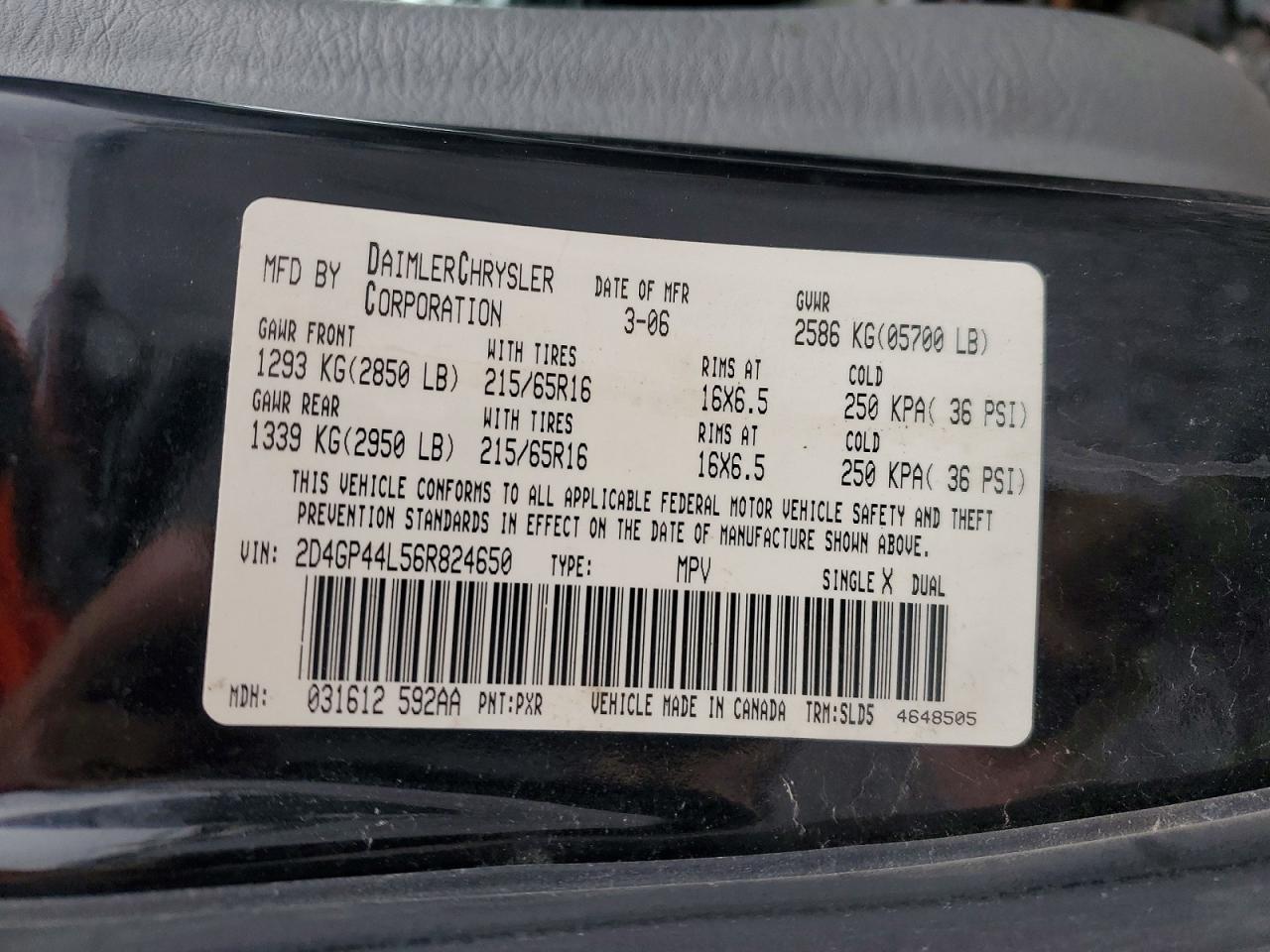 Dodge Caravan Sxt