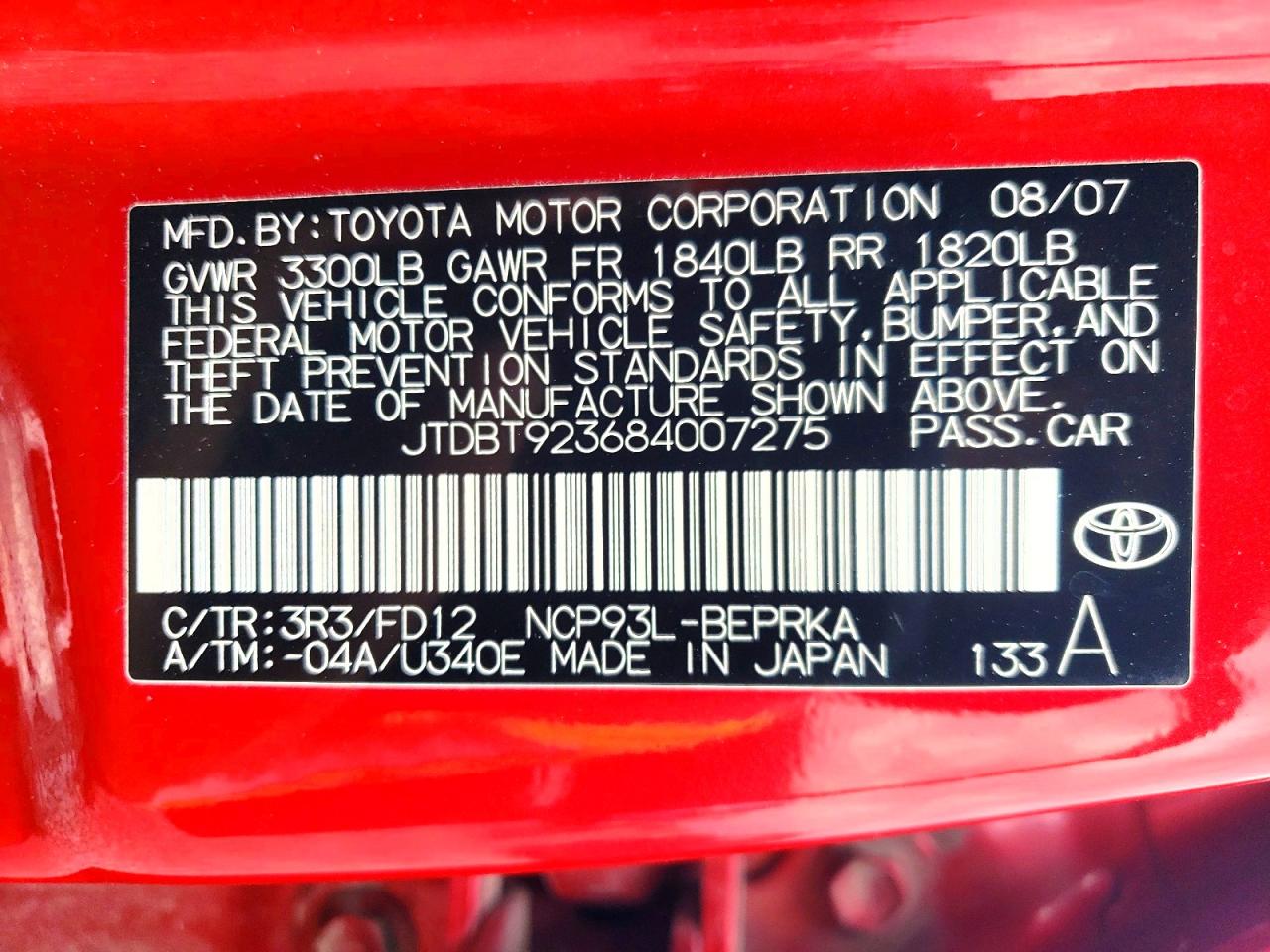 Toyota Yaris Base