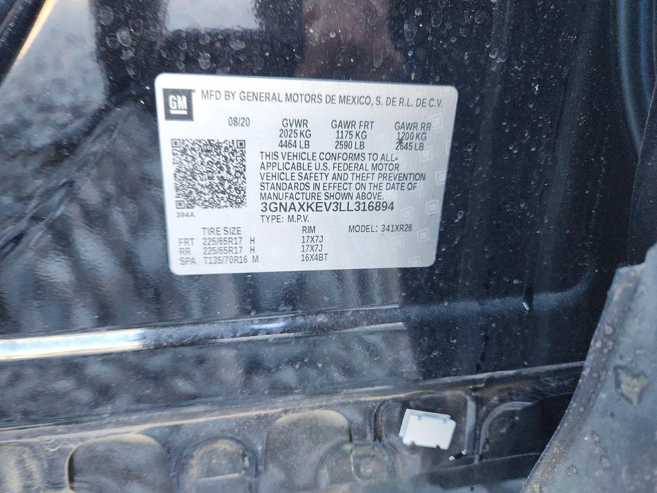 Chevrolet Equinox Lt