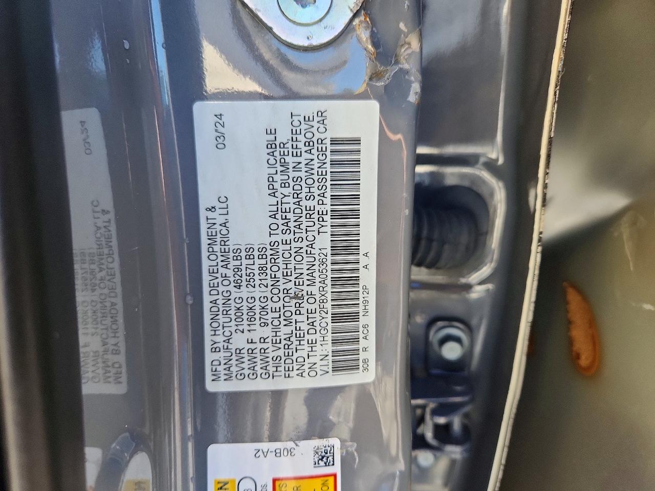 Honda Accord Touring Hybrid