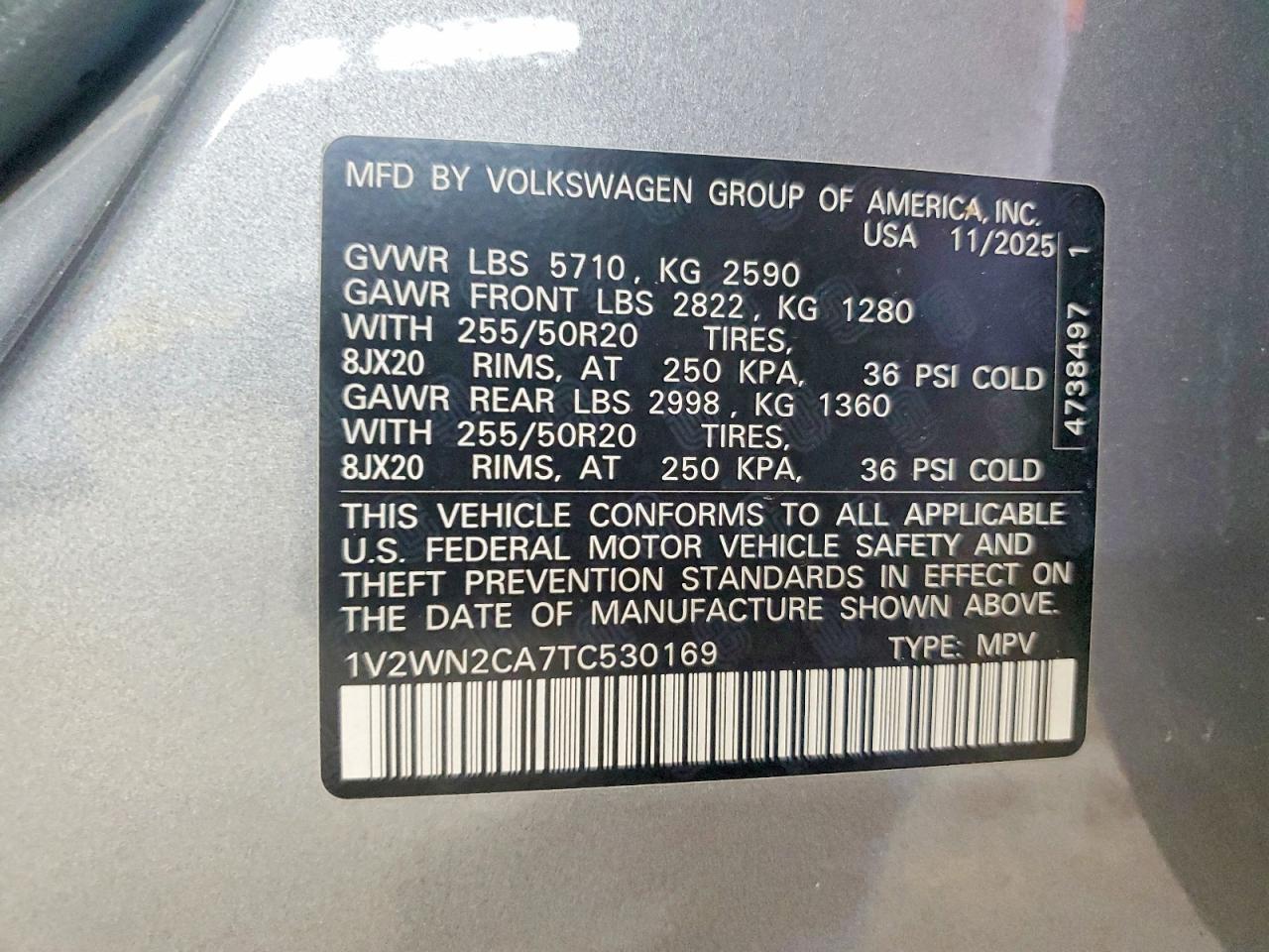 Volkswagen Atlas Se