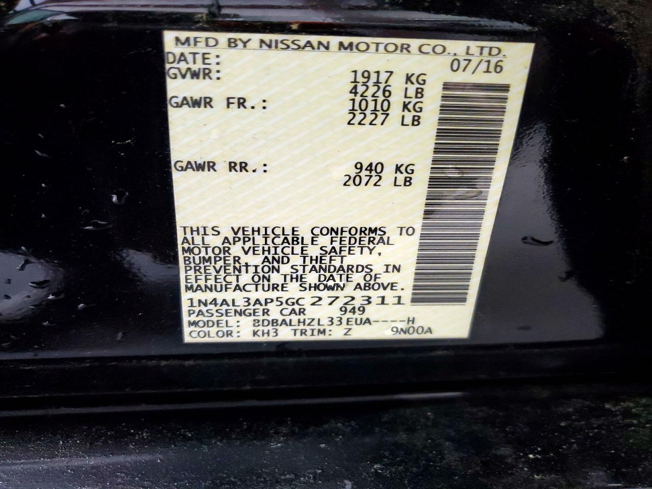 Nissan Altima 2.5 Sr