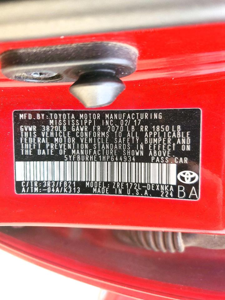 Toyota Corolla Le