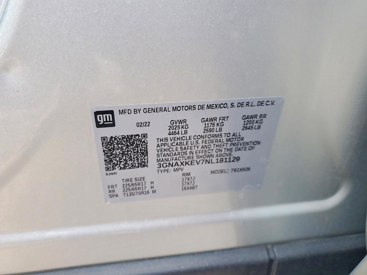 Chevrolet Equinox Lt