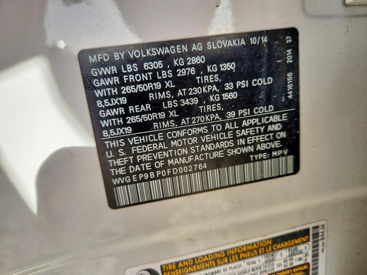 Volkswagen Touareg V6 Tdi