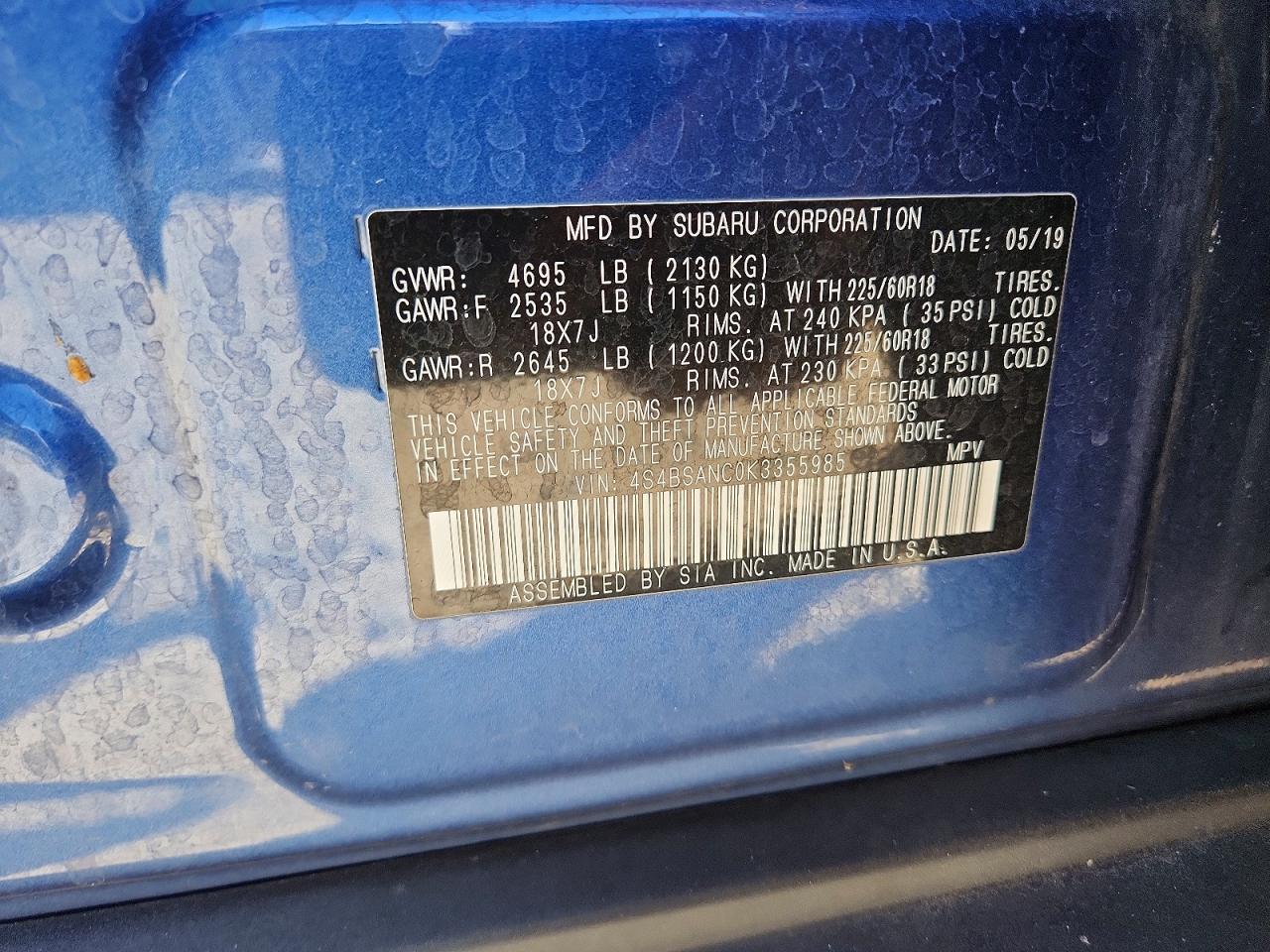 Subaru Outback 2.5i Limited