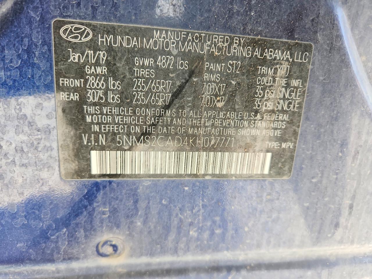 Hyundai SANTA FE Se