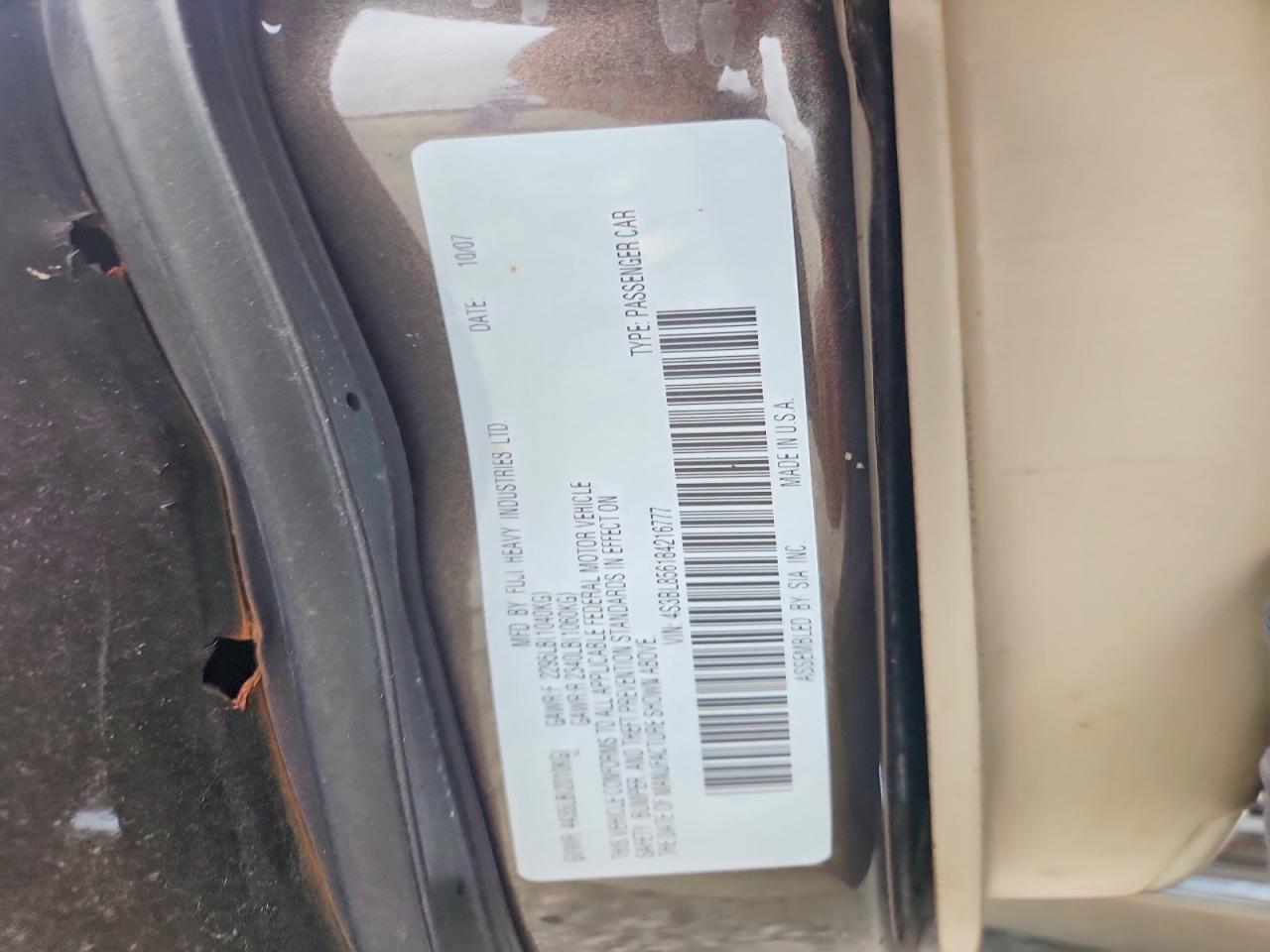 Subaru Legacy 3.0r Limited