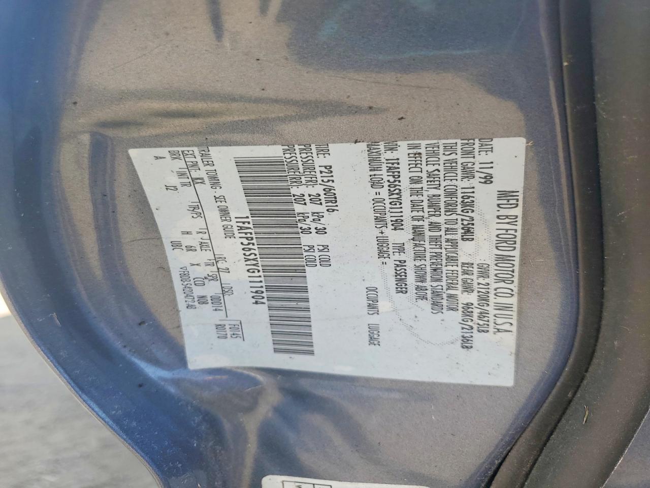 Ford Taurus Sel