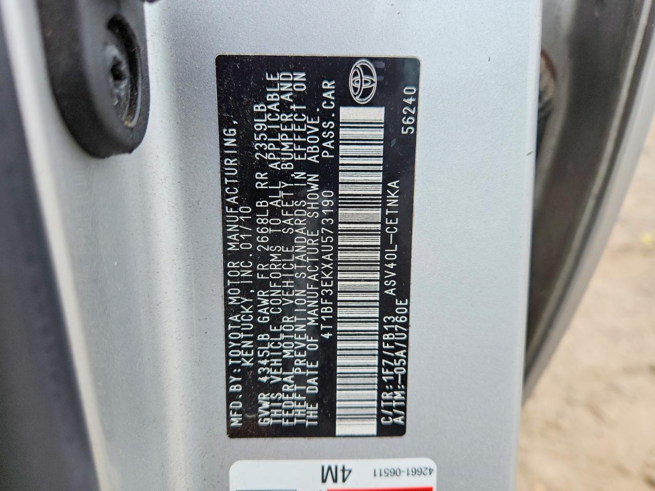 Toyota Camry Le