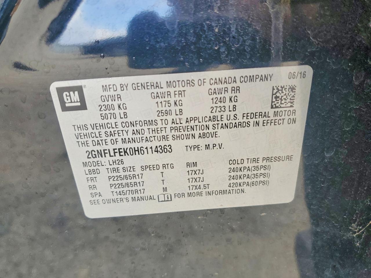 Chevrolet Equinox Lt