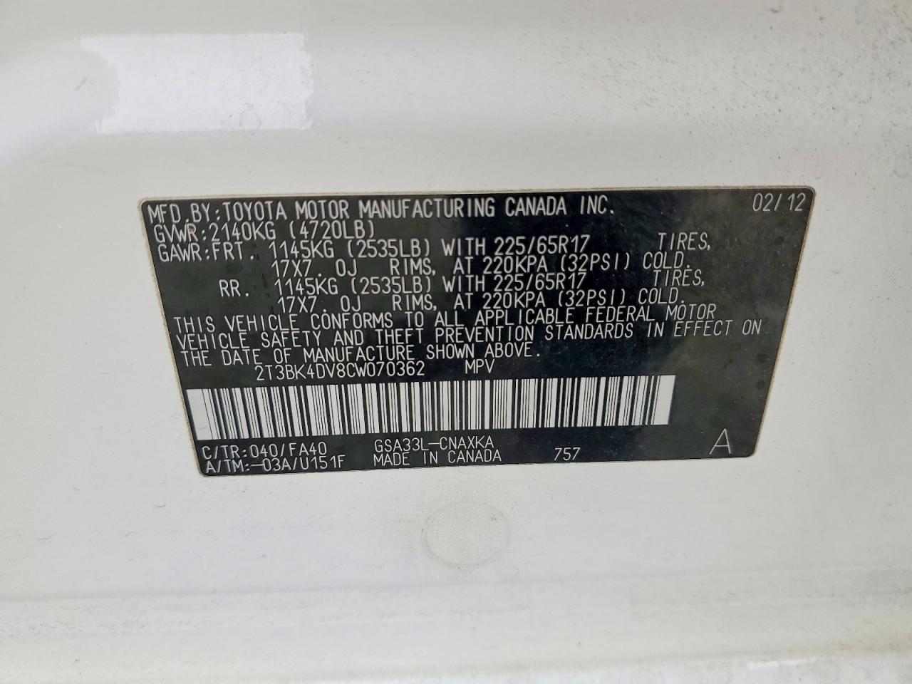 Toyota RAV4 Base