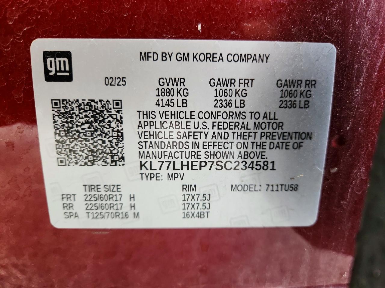 Chevrolet Trax 1lt
