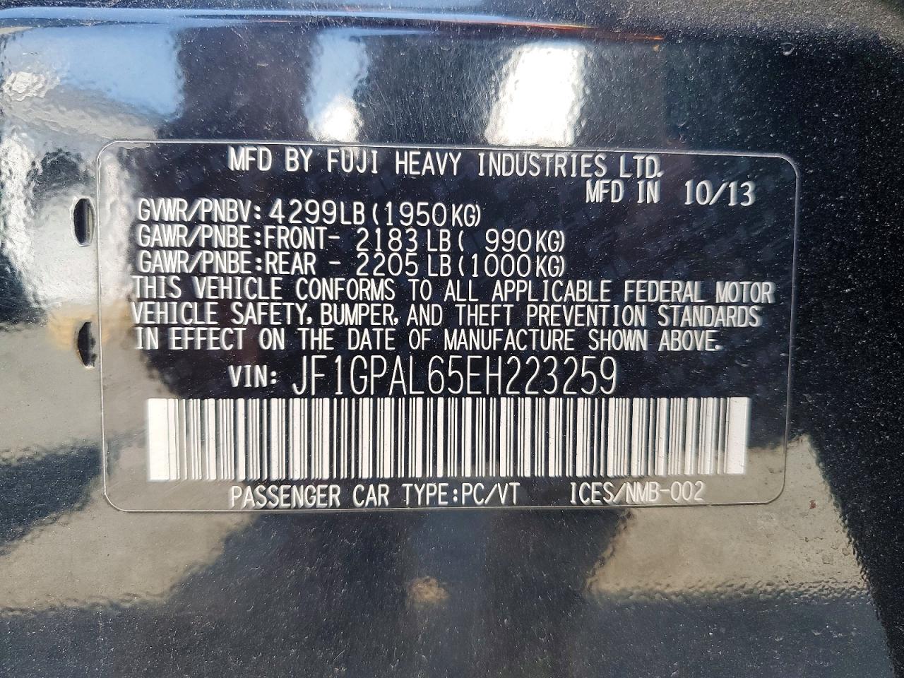 Subaru Impreza Sport Premium