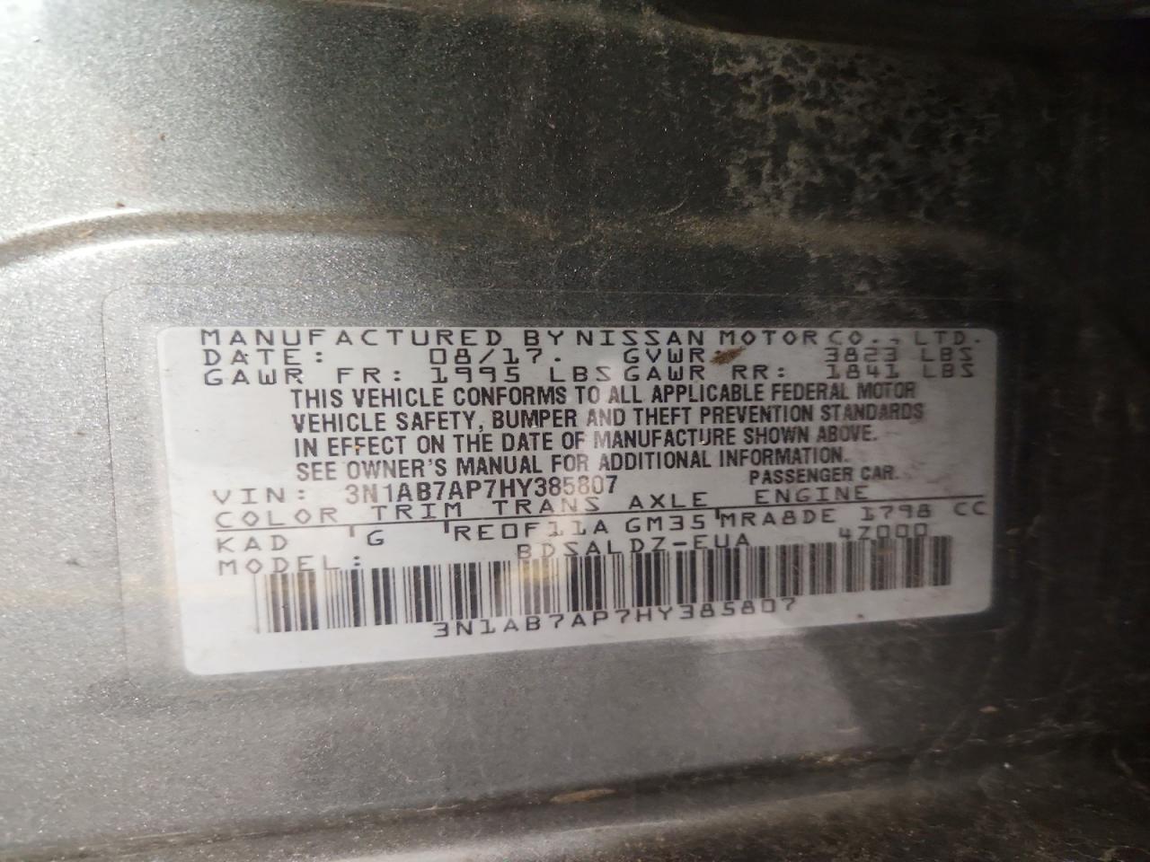 Nissan Sentra Sv