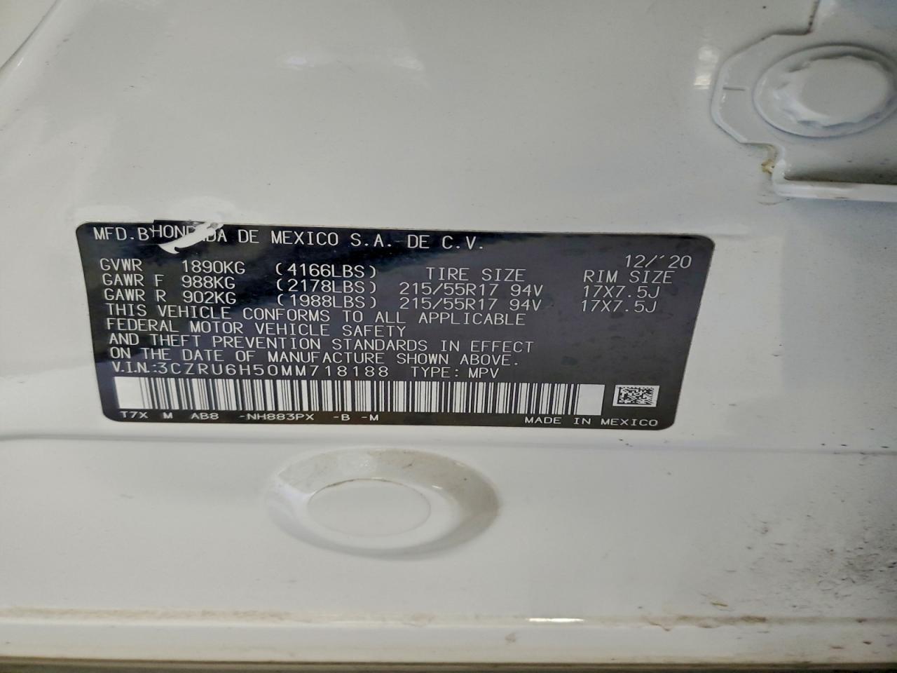 Honda HR-V Ex
