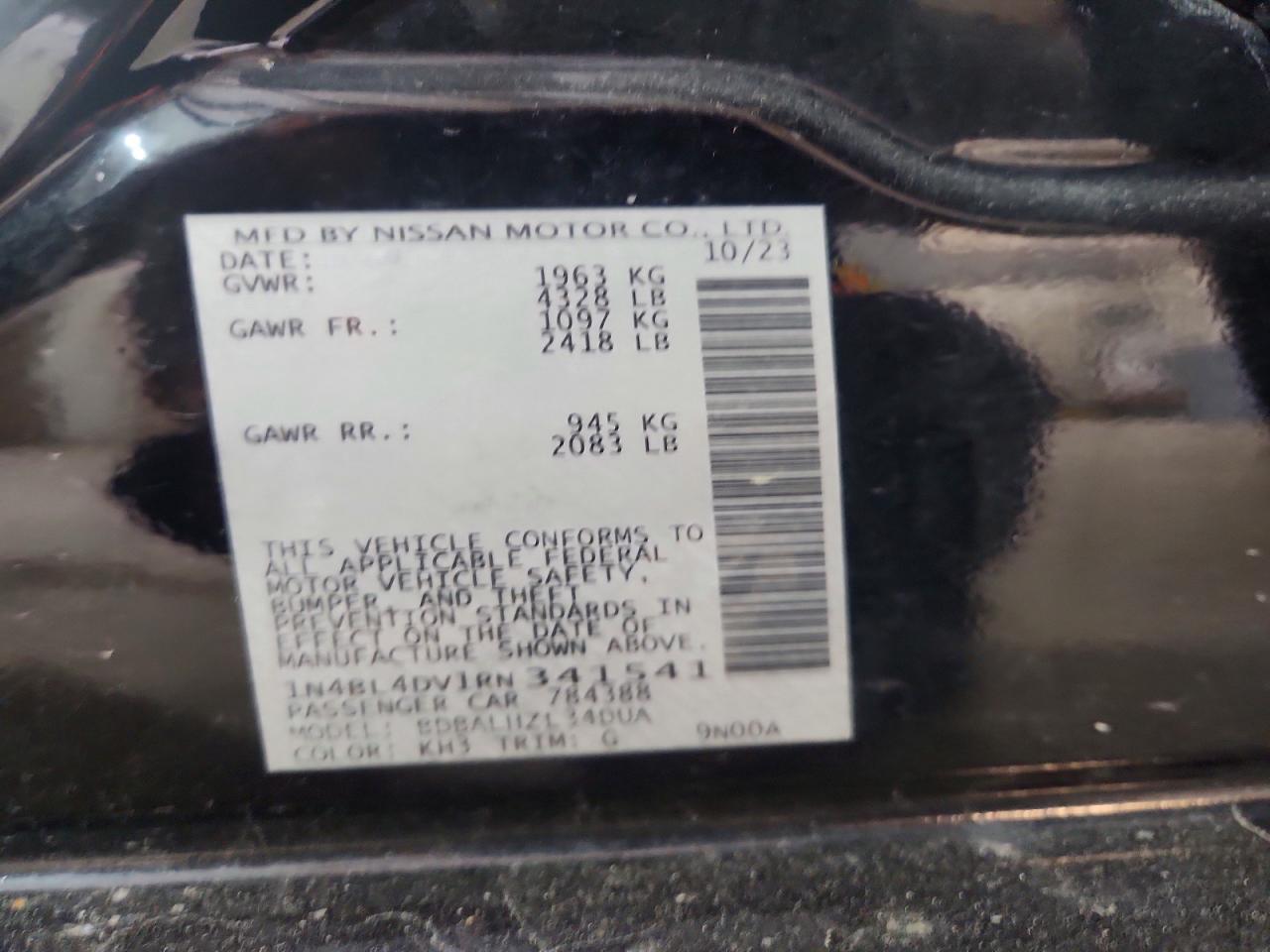 Nissan Altima Sv
