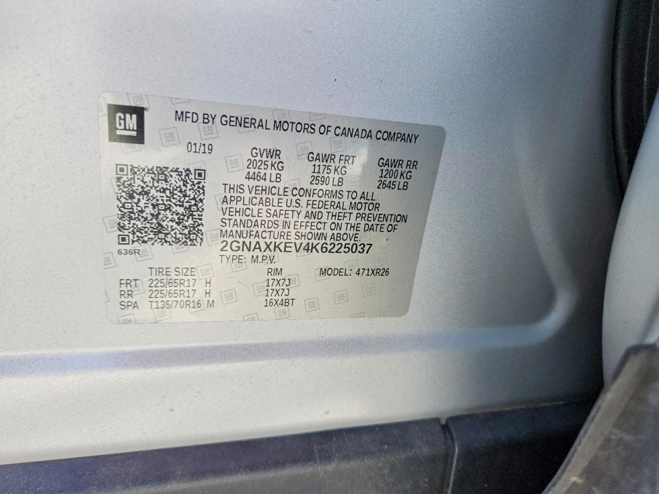 Chevrolet Equinox Lt