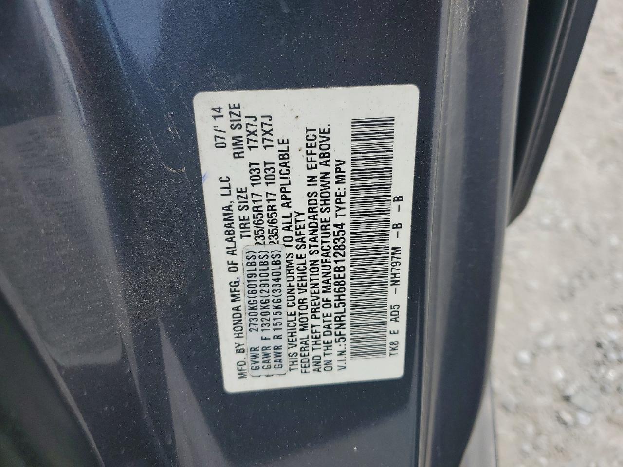 Honda Odyssey Exl