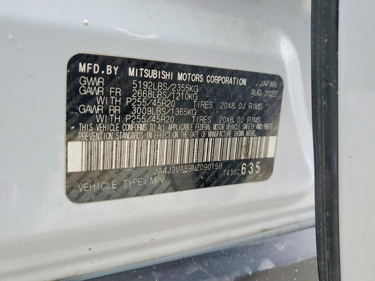 Mitsubishi Outlander Sel