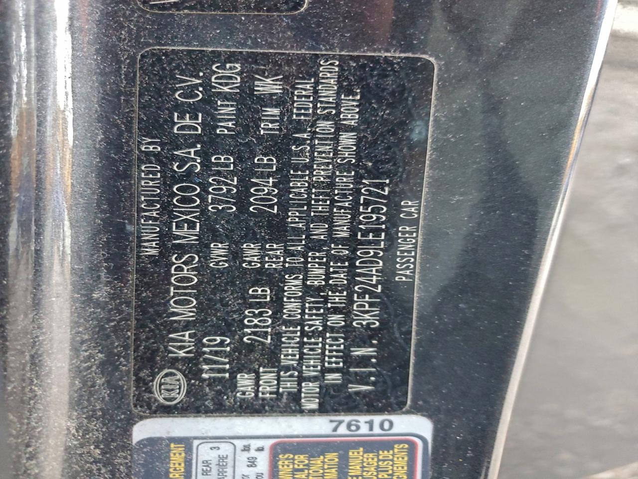 Kia Forte Fe