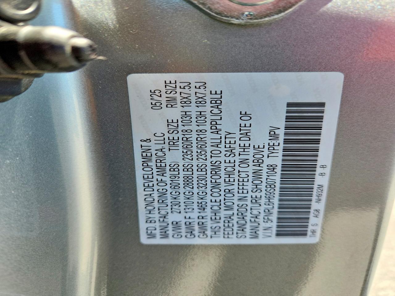 Honda Odyssey Exl