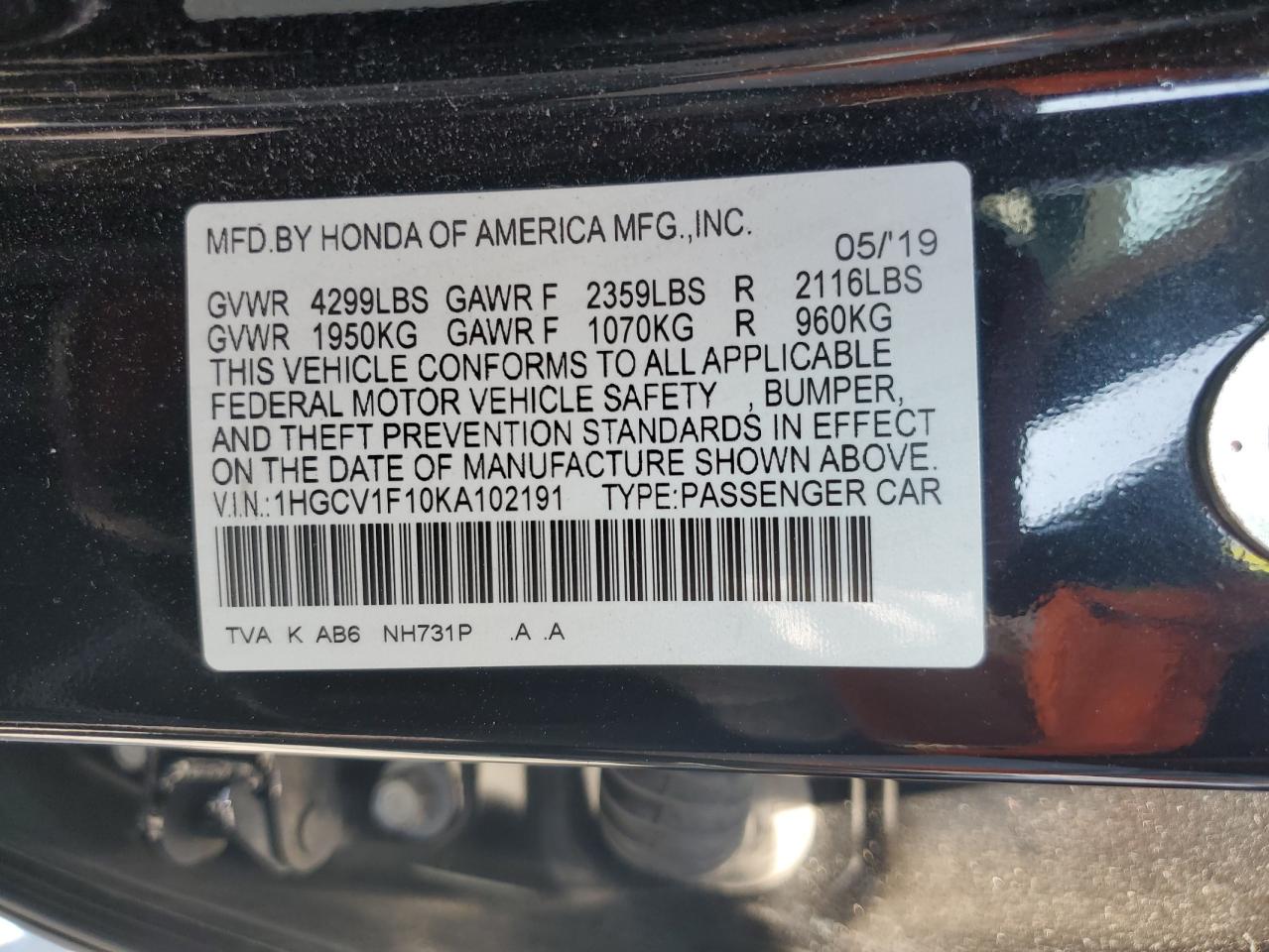 Honda Accord Lx