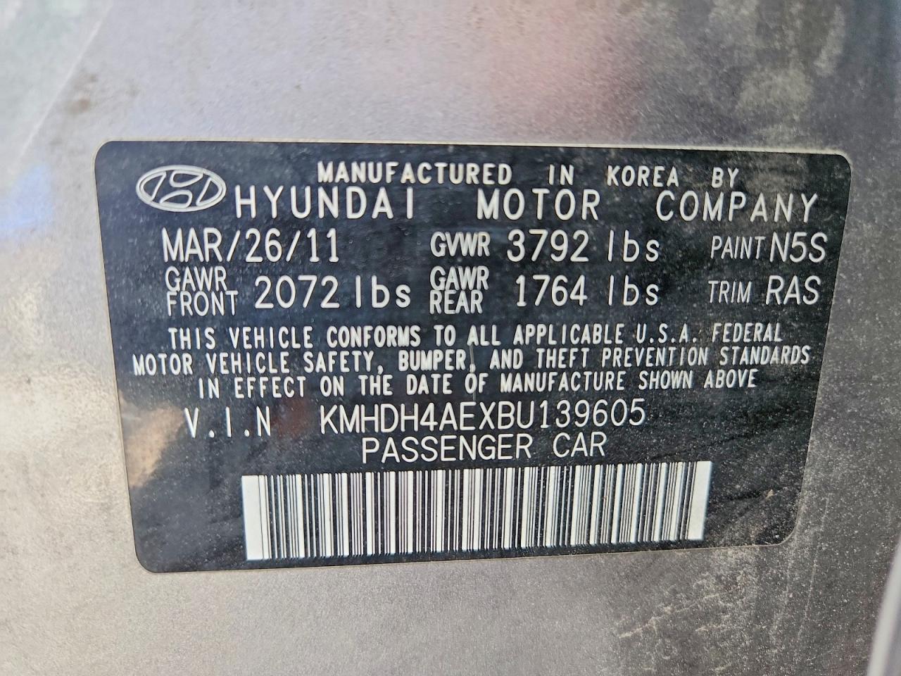 Hyundai ELANTRA Gls