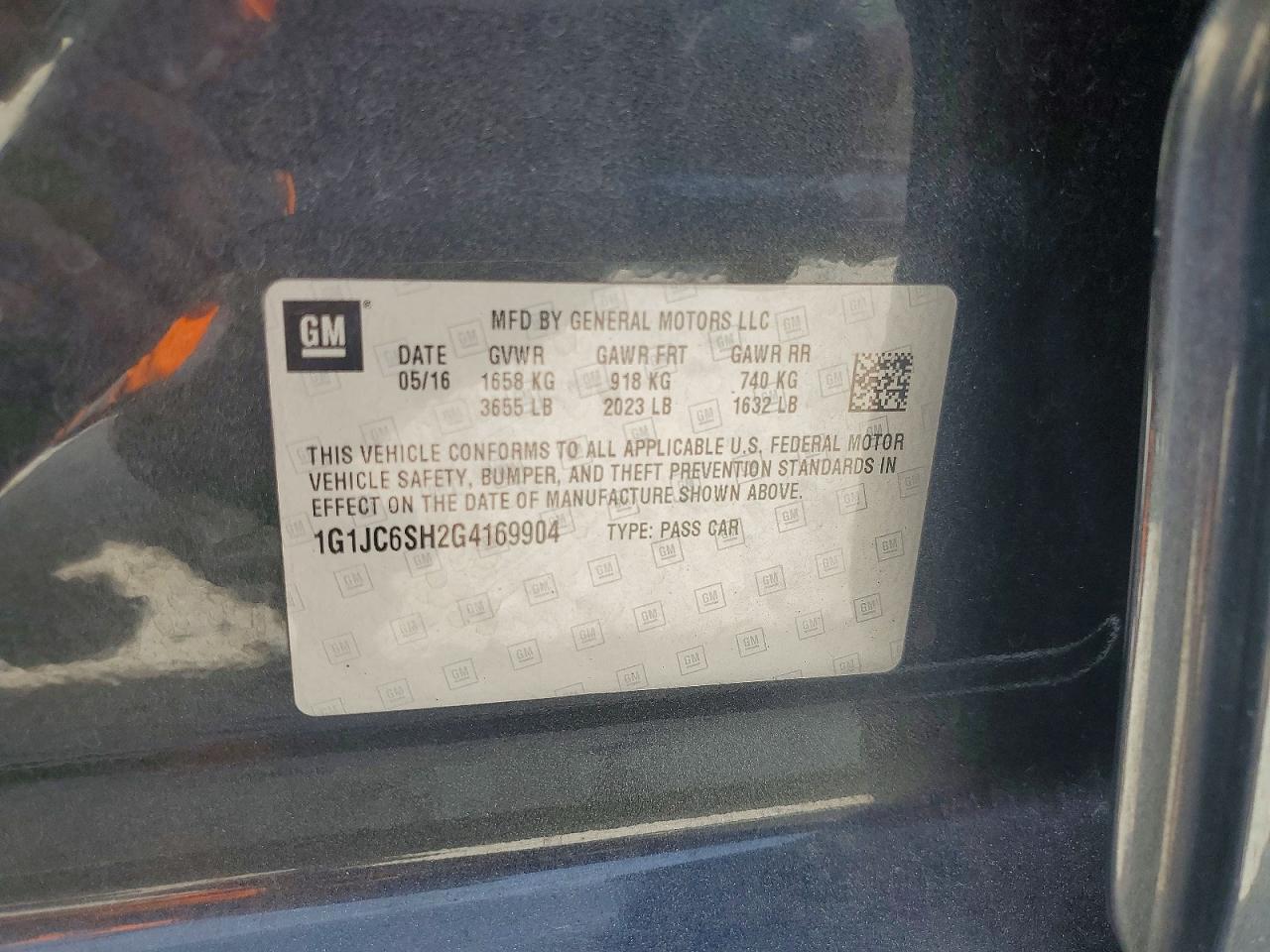 Chevrolet Sonic Lt