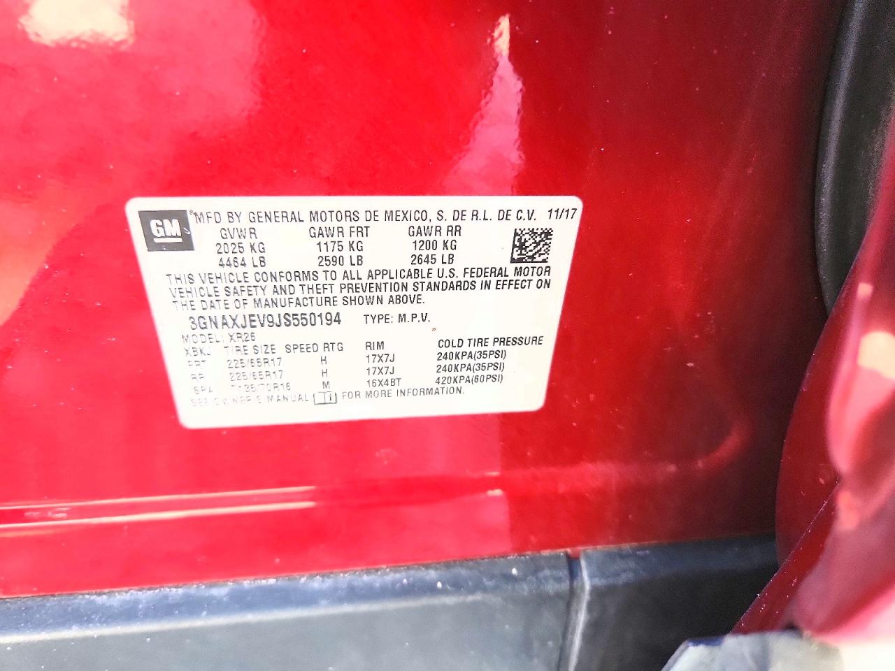 Chevrolet Equinox Lt
