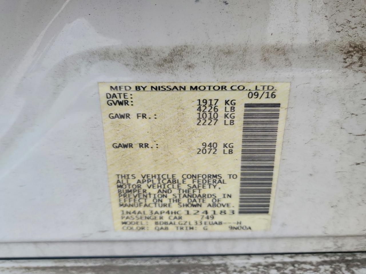 Nissan Altima 2.5 S