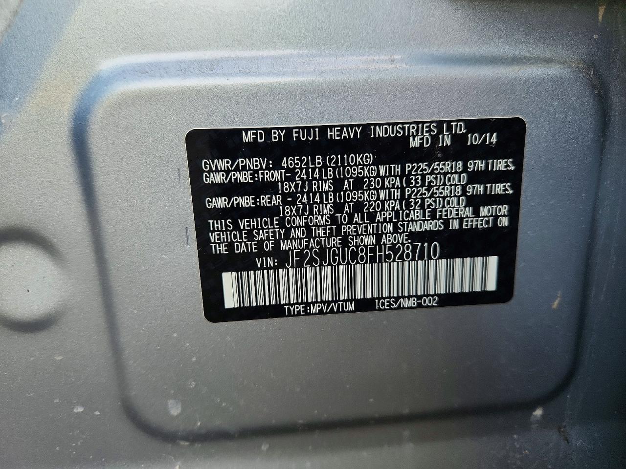 Subaru Forester 2.0xt Touring