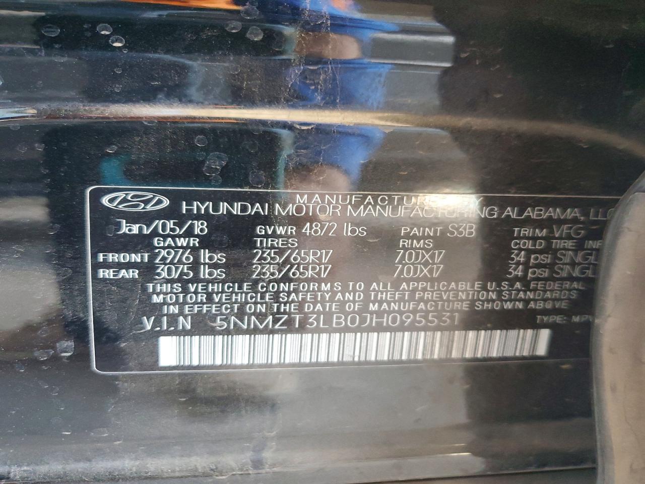 Hyundai SANTA FE 2.4l