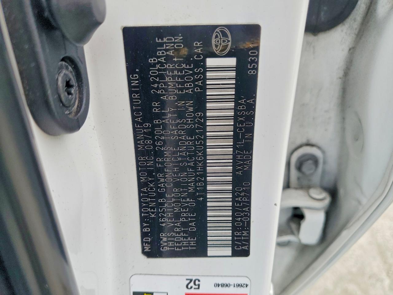 Toyota Camry Se