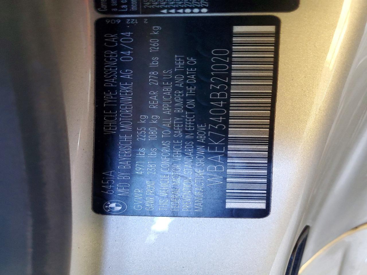 BMW 6 Series Ci Automatic