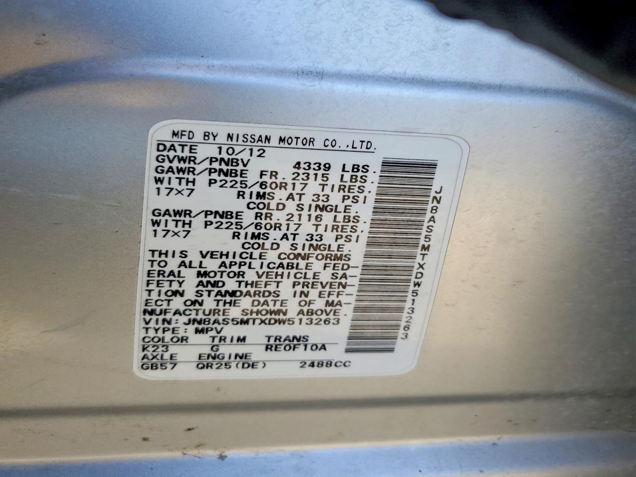 Nissan Rogue S