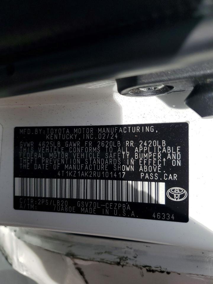 Toyota Camry Xse V6