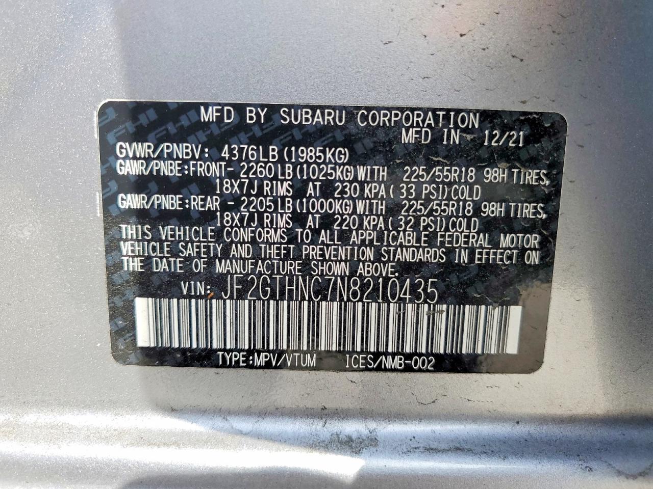 Subaru Crosstrek Limited