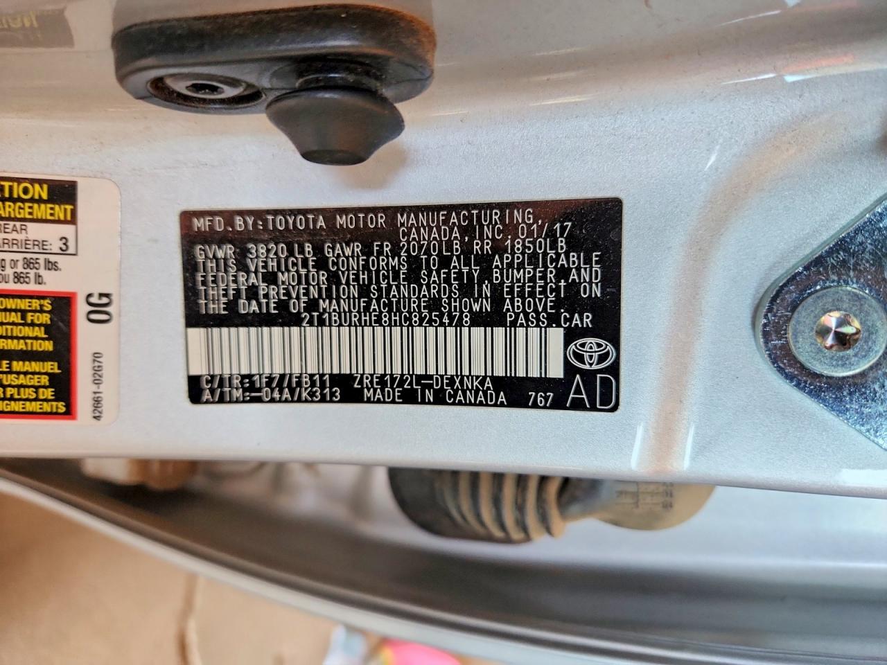 Toyota Corolla Le