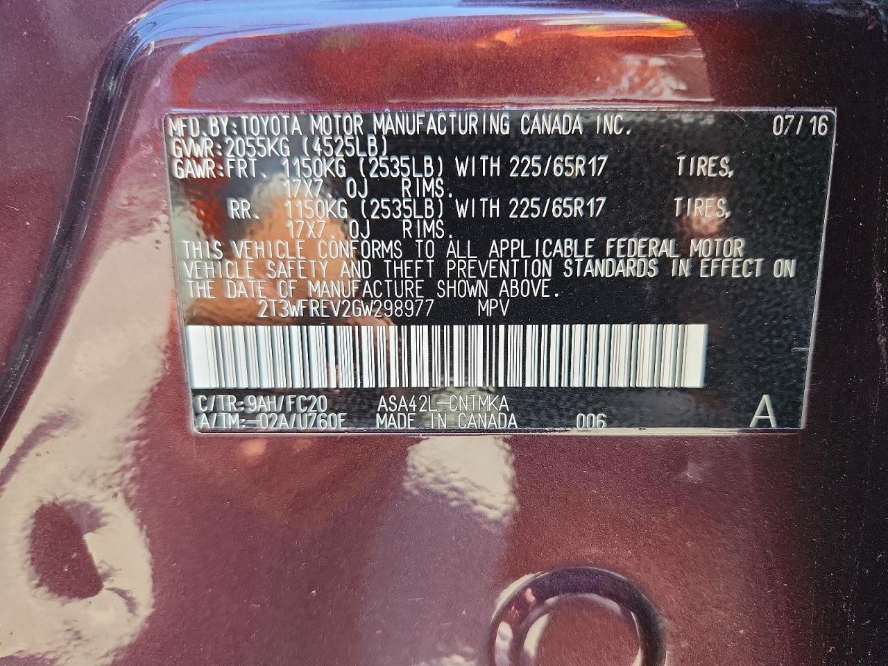 Toyota RAV4 Xle