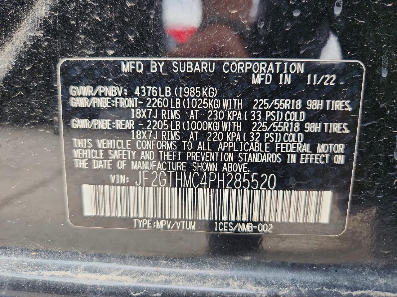 Subaru Crosstrek Limited