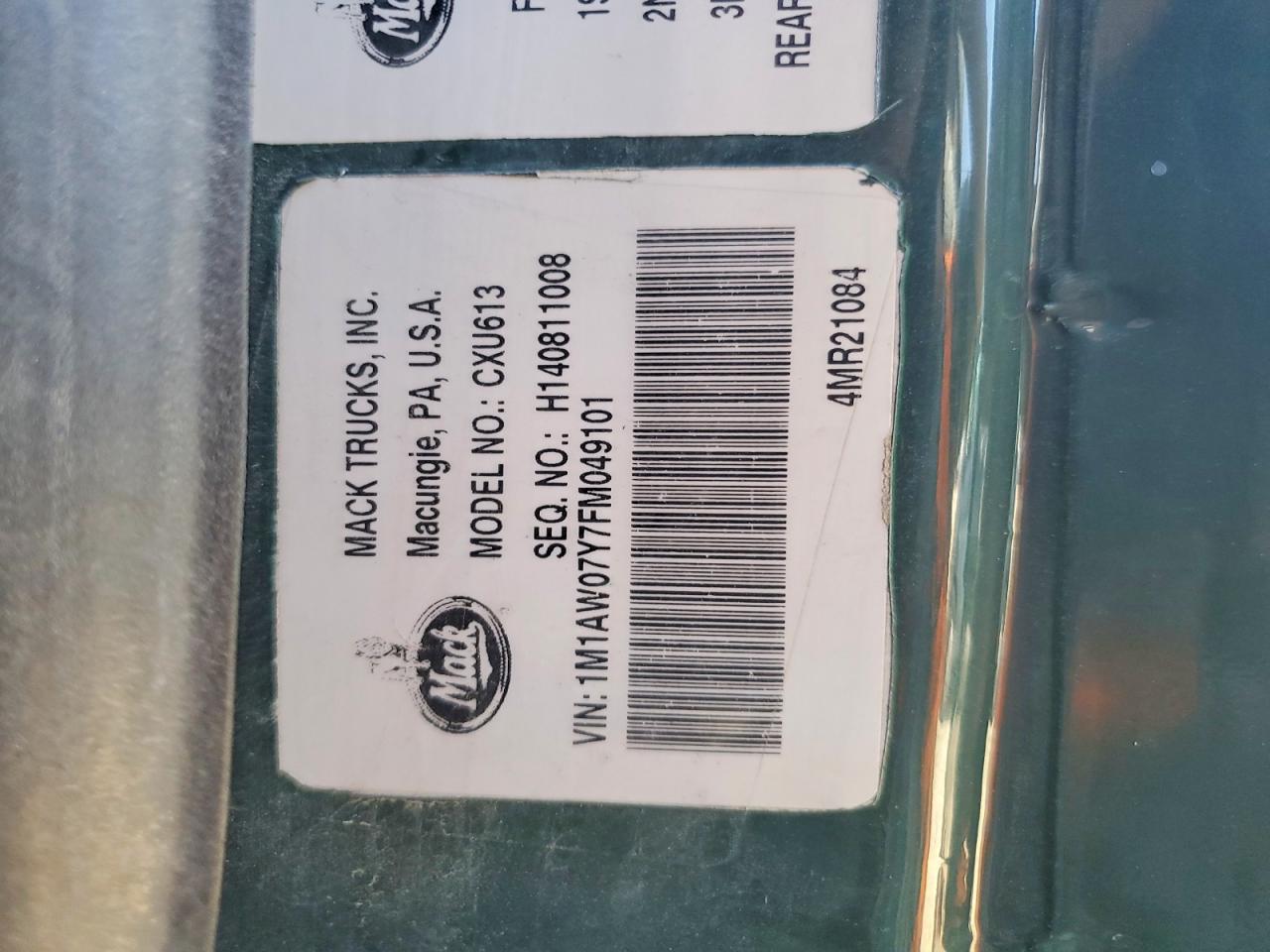 Mack Cxu613