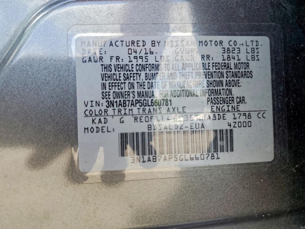 Nissan Sentra Sv